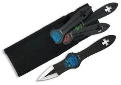 3 Couteaux De Lancer 16,8cm Squelette ALBAINOX