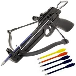 Arbalète Pistolet 50 Lbs + 5 Fleches Traits