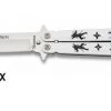 Balisong Couteau Papillon 22,5cm - Design NINJA Shuriken