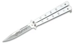 Balisong Couteau Papillon 22,5cm Dragon - ALBAINOX