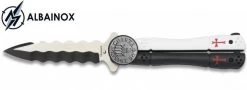 Balisong Couteau Papillon 22,5cm - Les Templiers Assassin's Creed