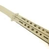 Balisong Couteau Papillon 22cm Tricks Gris