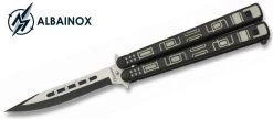 Balisong Couteau Papillon 23cm ALBAINOX - Design Matrix