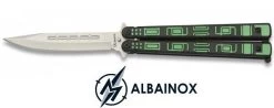 Balisong Couteau Papillon 23cm Matrix - ALBAINOX