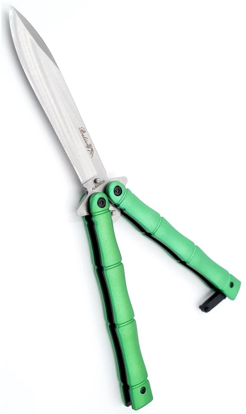 Balisong Couteau Papillon 23cm Aluminium - ALBAINOX 4 Balisong Couteau Papillon 23cm Aluminium - ALBAINOX – Image 4