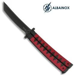 Balisong Couteau Papillon 24cm ALBAINOX - Design Katana
