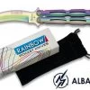 Balisong Rainbow 22,2cm Couteau Papillon + Pochette