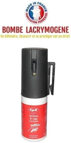 Bombe Lacrymogène 15ml GEL POIVRE - Aérosol Lacrymo