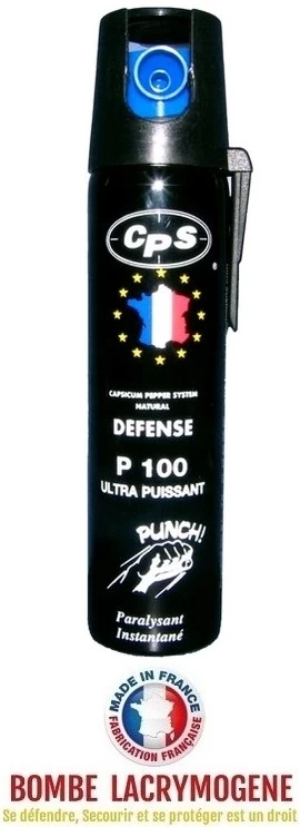 Bombe Lacrymogène 75ml Spray Lacrymo - GEL POIVRE 1 Bombe Lacrymogène 75ml Spray Lacrymo - GEL POIVRE