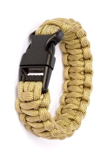 Bracelet En Paracorde De Survie, Ultra-résistant - Désert 2 Bracelet En Paracorde De Survie, Ultra-résistant - Désert – Image 2