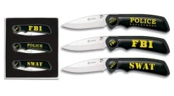 Coffret 3 Couteaux SWAT Police FBI - Couteau