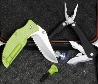 Coffret Couteau Fire Starter + Pince Multifonction + Pierre 2 Coffret Couteau Fire Starter + Pince Multifonction + Pierre – Image 2