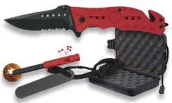 Coffret Couteau Pompier ALBAINOX + Allume Feu + Sifflet