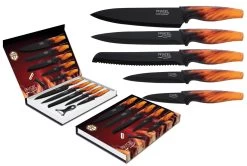 Coffret Couteaux PRADEL Couteau De Cuisine Table - Acier Noir