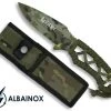 Couteau 20cm Camouflage Militaire - Full Tang Tout Acier