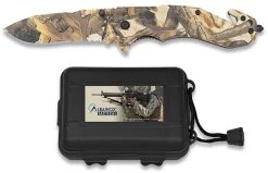 Couteau Camouflage 20,5cm Coupe Sangle + Brise-glace