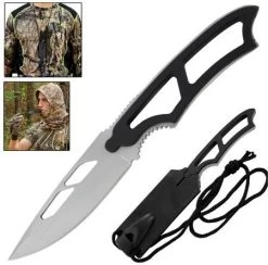 Couteau Compact Tactique 17,3cm - Full Tang Acier