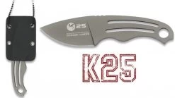 Couteau De Cou Compact 12cm Full Tang - K25