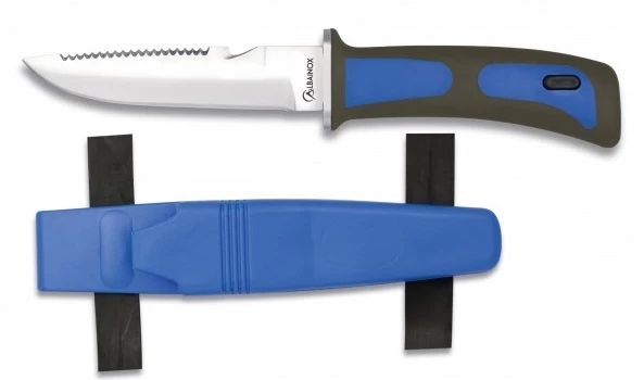 Couteau De Plongée Sous-marine 23,5cm - Bleu ALBAINOX 5 Couteau De Plongée Sous-marine 23,5cm - Bleu ALBAINOX – Image 5