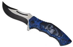 Couteau Design Squelette Pliant 20,5cm