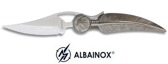 Couteau Indien Plume 20cm - Albainox 1 Couteau Indien Plume 20cm - Albainox