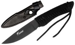 Couteau Lancer Léopard 24,8cm Acier + étui