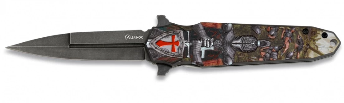 Couteau Les Templiers Pliant 21,5cm Collection 2 Couteau Les Templiers Pliant 21,5cm Collection – Image 2