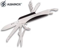 Couteau Multifonction Acier 9 Outils, Pince - Albainox