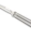 Couteau Papillon Balisong 21,5cm Argenté ALBAINOX