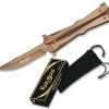 Couteau Papillon Balisong 21cm Finition Doré