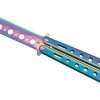Couteau Papillon Balisong 22,2cm Rainbow Entrainement
