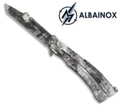 Couteau Papillon Balisong 22,5cm Python - ALBAINOX
