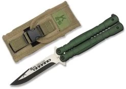Couteau Papillon Balisong 22,8cm Titane K25