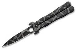 Couteau Papillon Balisong 22cm Camouflage