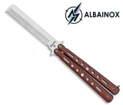 Couteau Papillon Balisong 22cm - Peigne Brosse Cheveux