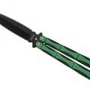 Couteau Papillon Balisong 24,5cm Vert ALBAINOX