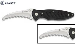 Couteau Pliant 19,5cm - Lame Coupe Sangle