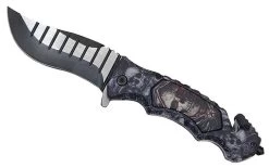 Couteau Pliant 21,5cm Design Squelette