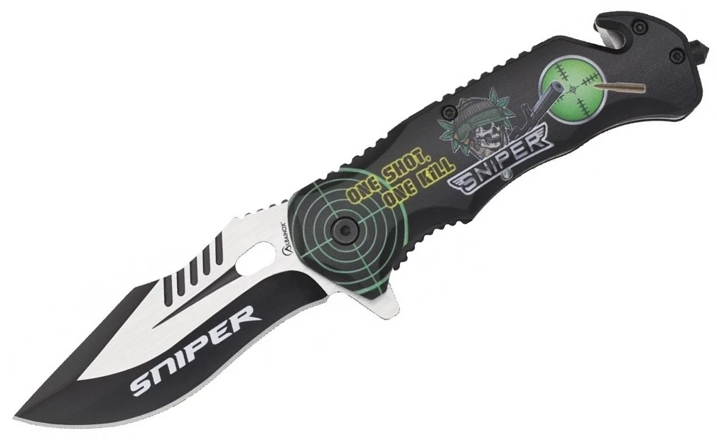 Couteau Pliant 21,5cm Sniper ALBAINOX 1 Couteau Pliant 21,5cm Sniper ALBAINOX