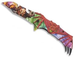Couteau Pliant 21,7cm Démon Chauve-souris