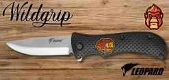 Couteau Pliant 21cm LEOPARD Design Gorille