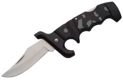 Couteau Pliant Tactique 21cm Ergonomique - Camouflage