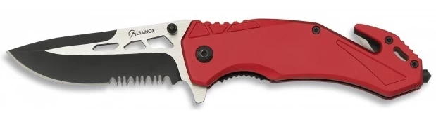 Couteau Pompier 20,2cm Coupe Sangle + Brise Glace 2 Couteau Pompier 20,2cm Coupe Sangle + Brise Glace – Image 2