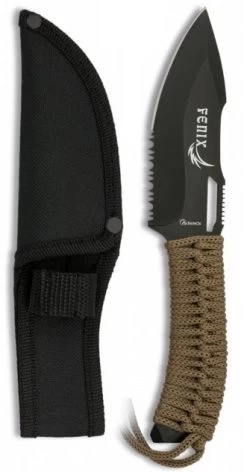 Couteau Tactique FENIX 20,2cm Full Tang - ALBAINOX -ArmeLame Offres Couteaux Boutique couteau tactique fenix 20 2cm full tang albainox 2