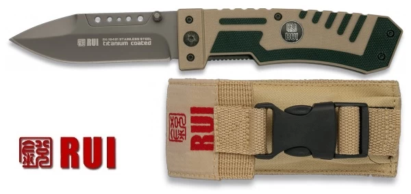 Couteau Tactique Titane G10 - RUI Tactical 1 Couteau Tactique Titane G10 - RUI Tactical