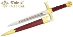 Dague 31cm Médiévale Noble - IMPERIAL TOLE10
