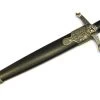 Dague Lancelot 37cm De Collection Laiton