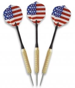 Jeu 3 Fléchettes USA - Fléchette Pointe Acier Inox