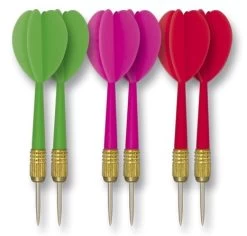 Jeu De 6 Fléchettes - Fléchette Pointe Acier Inox