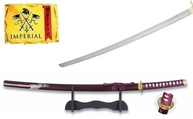 Katana Arme 92,5cm + Socle Déco - Design Guerrière 1 Katana Arme 92,5cm + Socle Déco - Design Guerrière